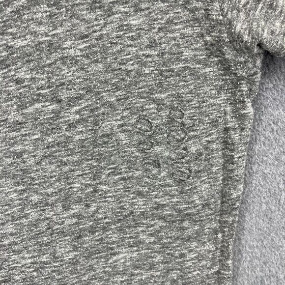 Lauren Moshi T Shirt Womens XS Grey Skeleton Hands Distressed Tee peace love - Picture 16 of 16